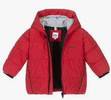 Load image into Gallery viewer, HUGO BOSS Baby Boys Red Puffer Jacket
