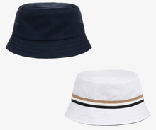 Load image into Gallery viewer, HUGO BOSS Boys Navy Blue &amp; White Reversible Hat
