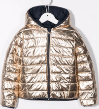 Load image into Gallery viewer, HUGO BOSS girls reversible puffer jacket
