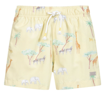 Load image into Gallery viewer, Patachou Boys Casual Giraffe tshirt and swim shorts set
