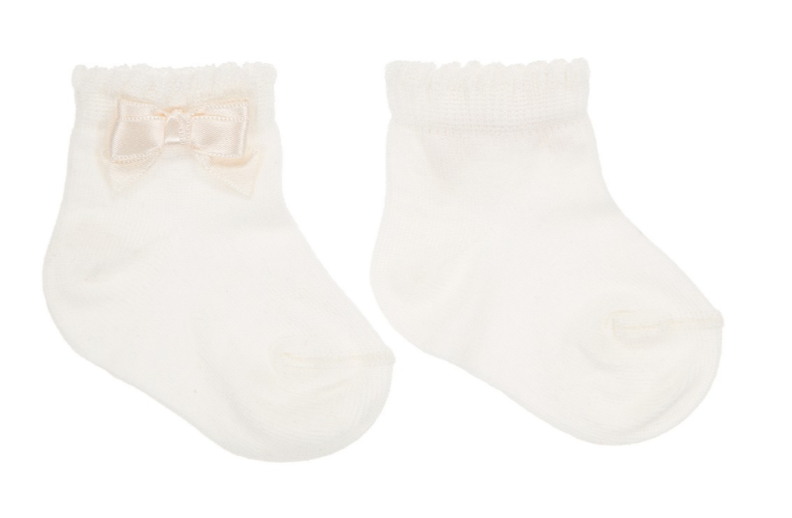 STORY LORIS baby socks with small bow