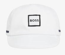 Load image into Gallery viewer, HUGO BOSS Baby Boys White Cotton Logo Cap
