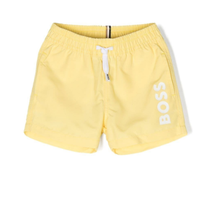 Load image into Gallery viewer, HUGO BOSS logo-print swim shorts
